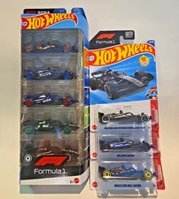 Hot Wheels FORMULA 1 Premium William Oracle Red Bull Mercedes McLaren 5 Pack Lot