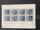 West Germany 1964 Block German Resistance Anniversary 20 July MNH