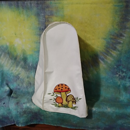 Vintage Sears Roebuck Merry Mushroom Theme Blender Cover In Stitched Vinyl Print