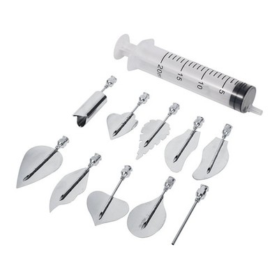 Gelatin Art Starter Kit - 11PCS 3D Pudding Cake Decorating DIY Tool Set Inclu...
