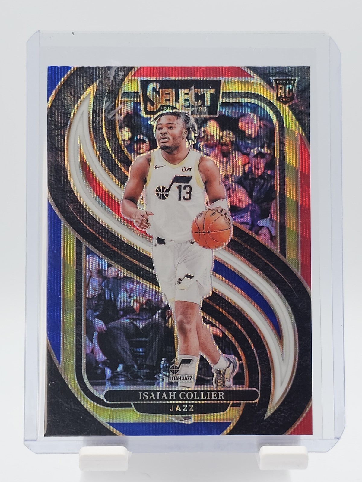 ISAIAH COLLIER 2024-25 SELECT PREMIER ROOKIE TRI-COLOR PRIZM #178 JAZZ Q1300