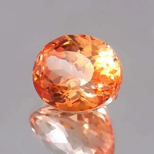 10.2 Ct Certified Natural Ceylon Padparadscha Sapphire Oval Cut Loose Gemstone