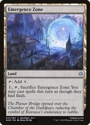 Emergence Zone - War of the Spark #245 Uncommon Land