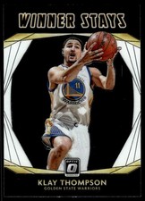 Klay Thompson 2020-21 Donruss Optic #7 Winner Stays Warriors Basketball Card