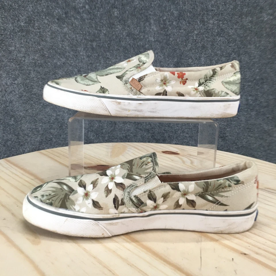 Tênis Keds Shoes Feminino 8.5 Estampa Floral WF64967 Bege Multicolorido - Imagem 2 de 4