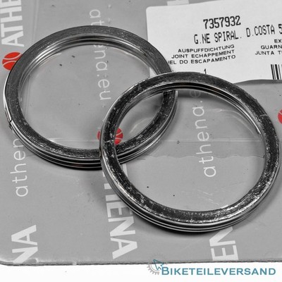 2X Krümmerdichtung Auspuffdichtung für Suzuki VS 800 GL Intruder VS 1400 GLF GLP