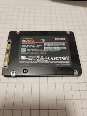 Used Samsung 860 EVO 1 TB SSD Model MZ78E170