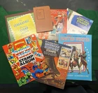Vintage World Postage Stamp Albums Plus Old US Stamp Sheets Collection Marvel