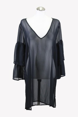 Michael Kors Damen Bademode Gr. 36 Schwarz NEU Badekleid Tunika Beachwear Sommer