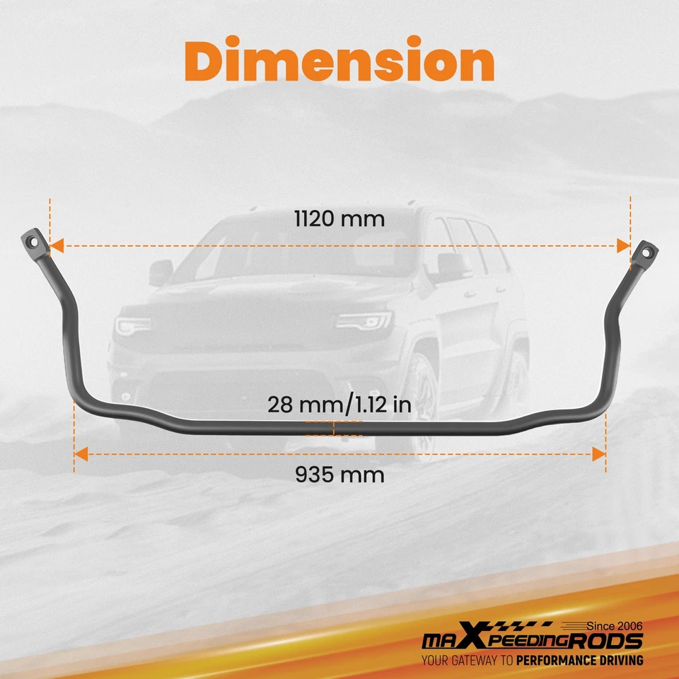 Kits de barra estabilizadora delantera para GMC A-Body 1964-1977 Chevy Chevelle Malibu Cutlass GTO Foto 4 de 4