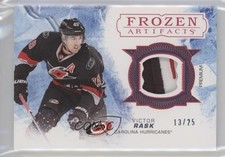 2017-18 Upper Deck Artifacts Frozen Artifacts Red 13/25 Victor Rask #FA-VR 2nk