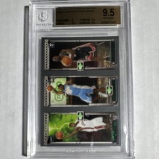 2003-04 Rookie Matrix #JAW LeBron James Carmelo Anthony Dwyane Wade BGS 9.5 GEM
