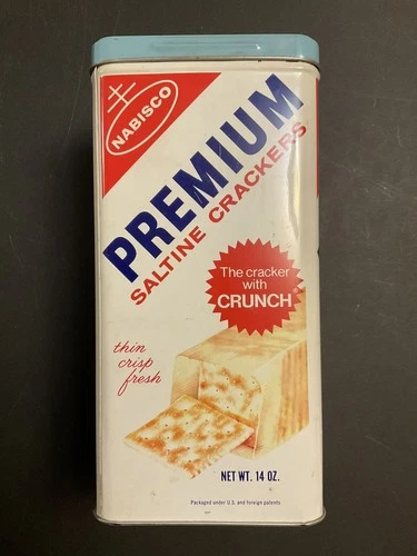 Vintage Nabisco Premium Saltine Cracker Tin