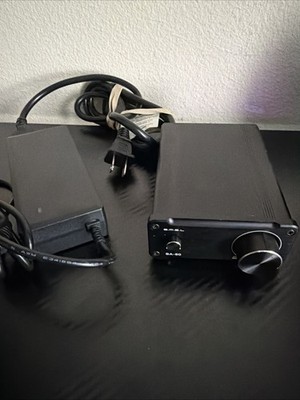 SMSL SA-50 Mini Stereo Amplifier + Original 24V Power Supply Tested Works