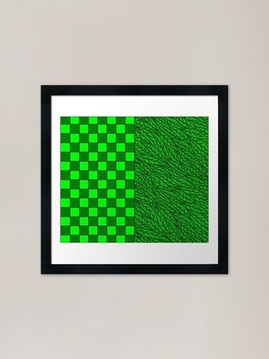 Green Vibe Gerahmter Kunstdruck Gerahmtes Wandbild Poster Leinwanddruck Bild