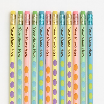 #ad Personalized Pencils Set of 12 – Custom Name Mixed Colors School Gifts $4.75