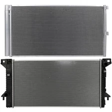 Radiator & AC Condenser Cooling For 2015-2017 Ford Expedition Lincoln Navigator