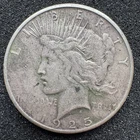1925-S Peace Silver Dollar $1 Coin San Francisco 90% Silver Circulated Ungraded