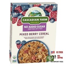 Organic Mixed Berry Cereal - No Added Sugar - 12.5 Ounce
