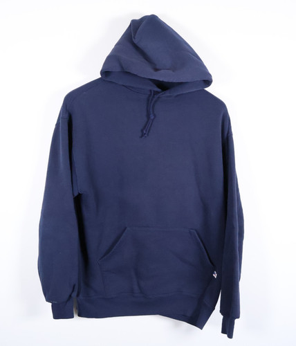90s Russell Athletic Hoodie Men's XL Dark Blue Sweatshirt USA Made