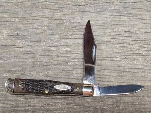 Vintage 1976 CASE 25 1/2 Baby Coke  Bottle 4 Dot - Delrin Handles / BEAUTY!!