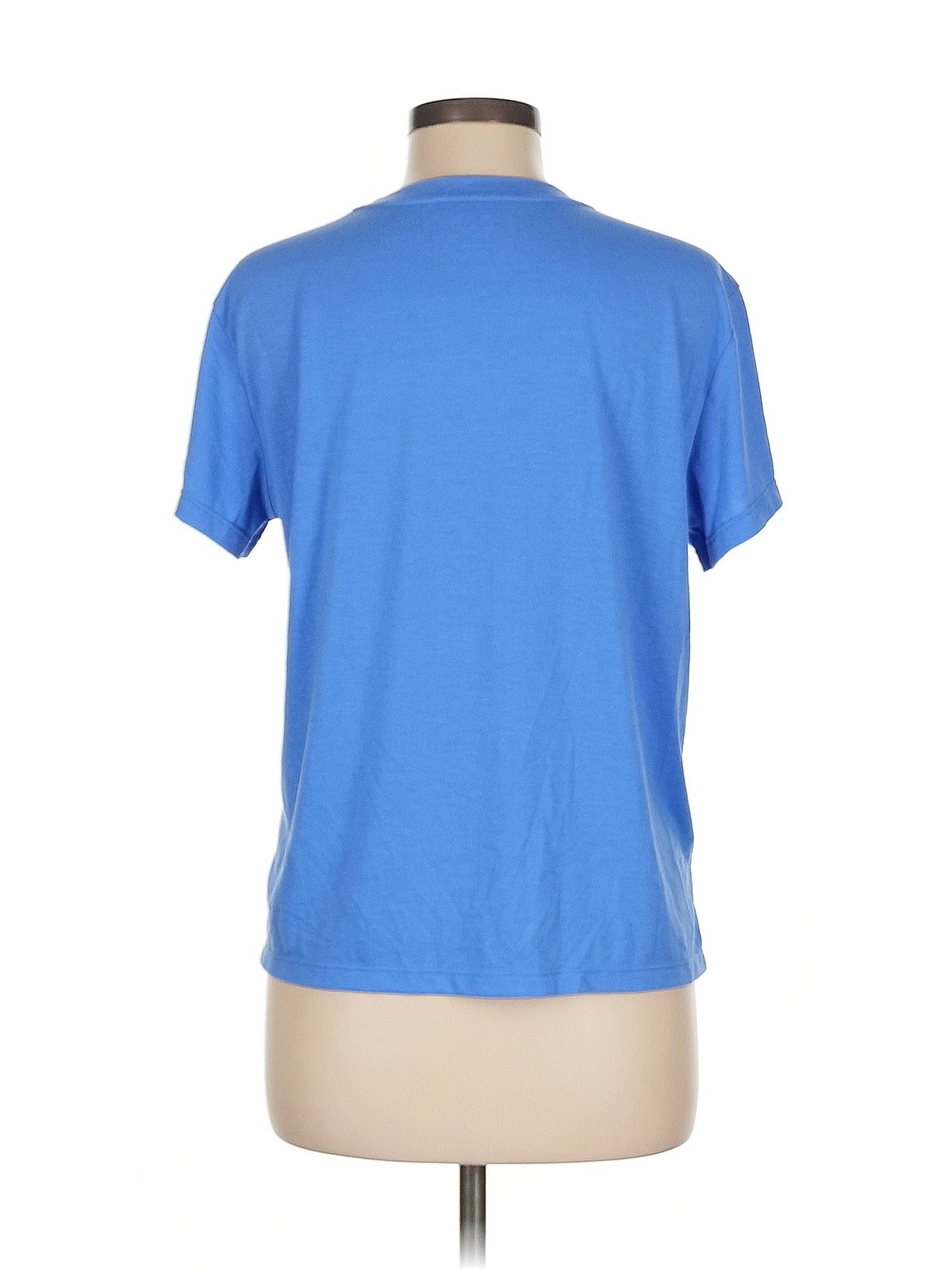 Reebok Women Blue Short Sleeve T-Shirt M thumbnail 2