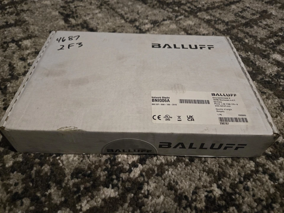 Balluff BNI006A Ethernet IP - IOLink Master. FACTORY SEALED. - Image 2 of 3