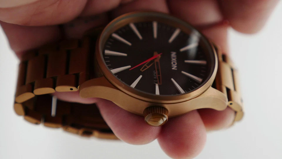 Nixon Sentry SS Grand Prix Watch A356-001-00 Mint Quartz Stainless Steel - Image 2 of 4