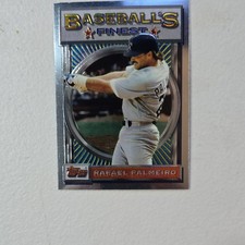 Topps 1993 Finest Baseball's Finest Rafael Palmeiro #52 Texas Rangers Base