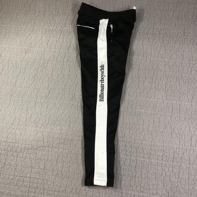 Billionaire Boys Club Pants Men Medium Black Side Stripe Track Joggers Athletic
