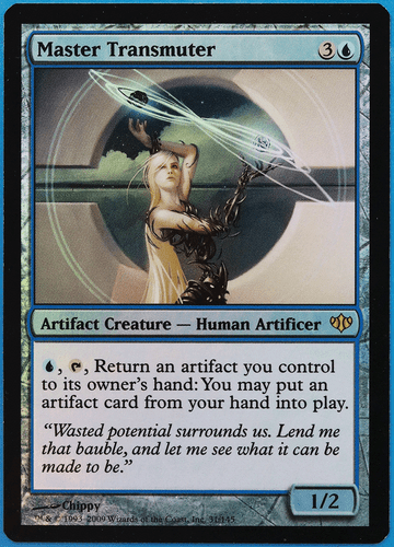 Master Transmuter FOIL Conflux NM Artifact Blue Rare CARD (507987) ABUGames - Picture 1 of 2