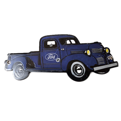 #ad Vintage Ford Trucks Sign Gas Motor Oil Pump Automotive Service Porcelain Sign $144.47