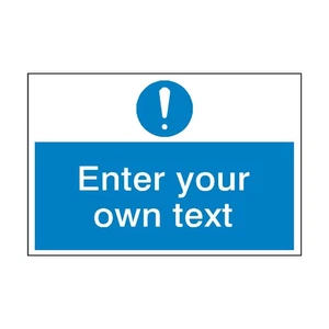 Personalised Custom Warning Sign Self Adhesive Warning Sticker