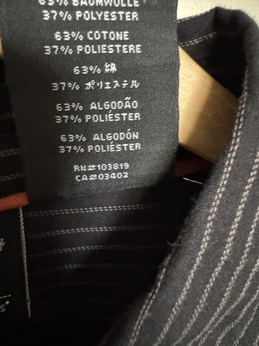 Harley Davidson Striped Shirt Button Up Short Sleeve Mens XL Black - Picture 9 of 11