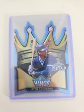 2026 Leaf Metal Baseball Ryne Sandberg  1/1- Die Cut Hit Kings - Blue - Cubs HOF