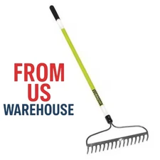 Seymour Midwest 49754Gra 16 In Steel Bow Rake, 16 Tines, 60 In L Fiberglass