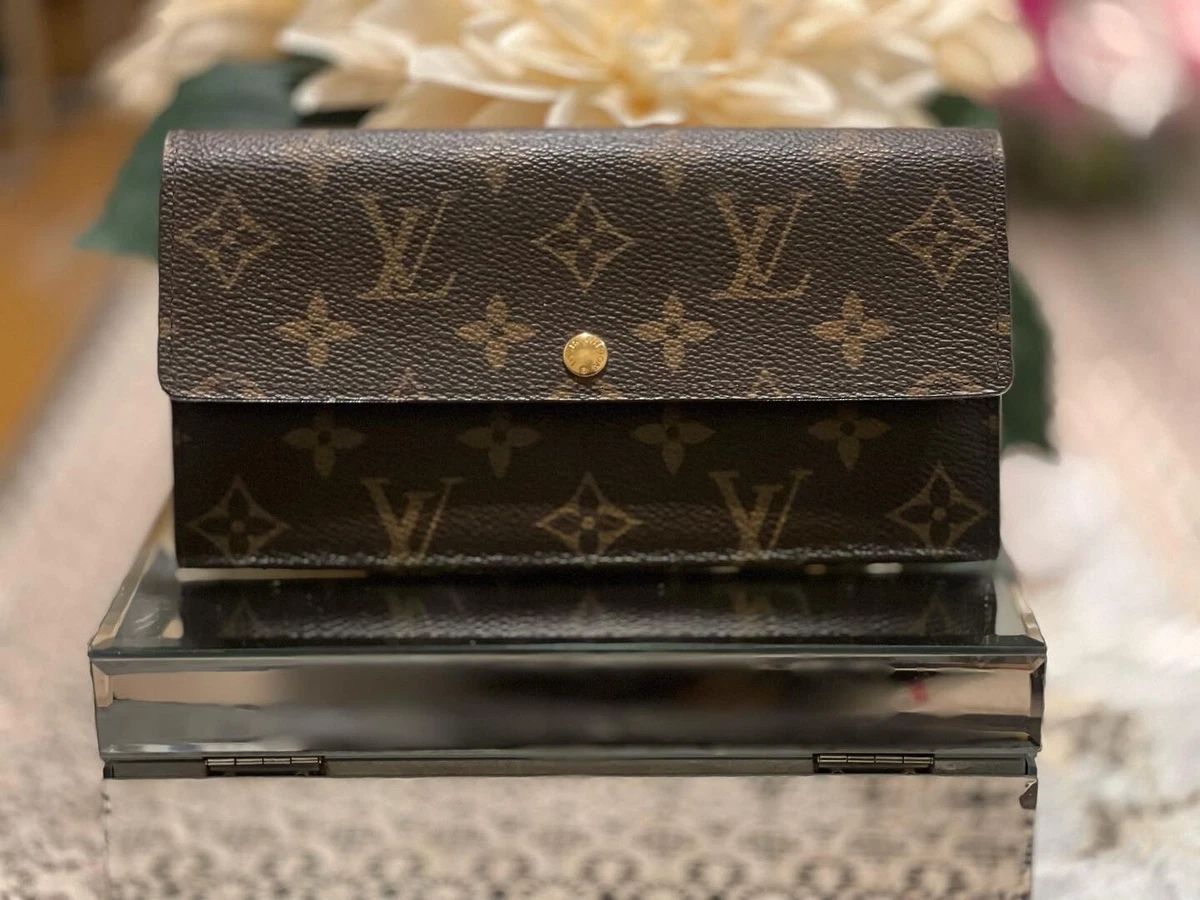 Louis Vuitton Pochette Porte Monnaie Credit Monogram Canvas Wallet