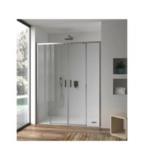 PORTA DOCCIA SCORREVOLE 2 ANTE VANITADOCCE ATENA IN CRISTALLO TEMPERATO 6 MM