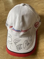 Toyota F1 cap signiert von Panis Zonta da Mata