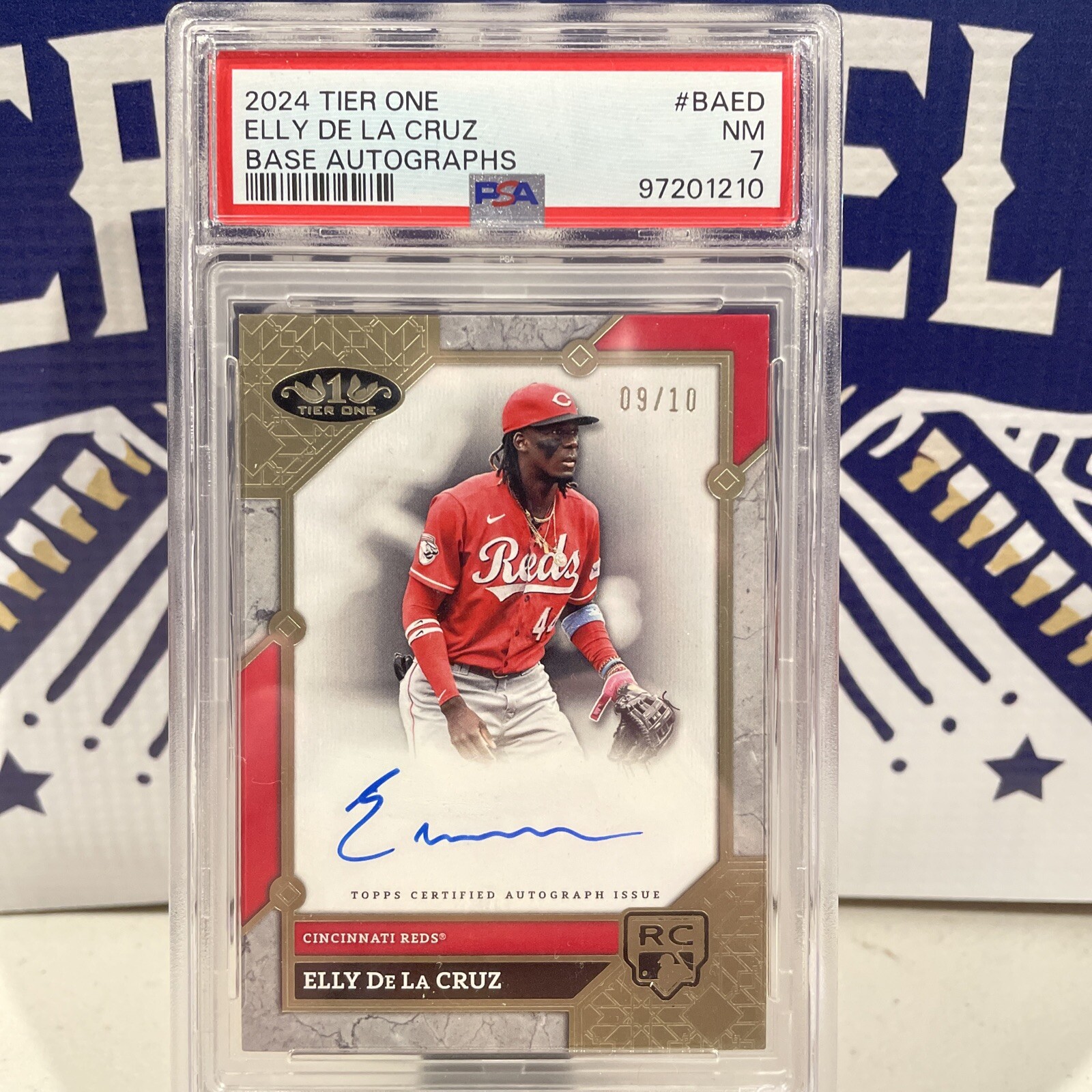 Topps Tier1 Elly De La Cruz Auto /15（2024 WORLD SERIES BASEBALL 