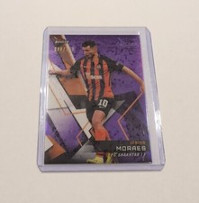 2018/19 Topps Finest UEFA CL Purple Parallel Soccer Junior Moraes 066/250