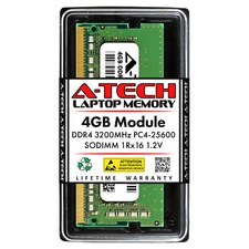 4GB PC4-25600 SODIMM Memory RAM for Dell XPS 15 9500 (SNPCDT82C/4G Equivalent)