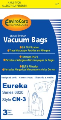 EU R62295  Eureka *Generic*  Style CN-3 Micro 3 Pk Bags (LOC-A) PEG-5