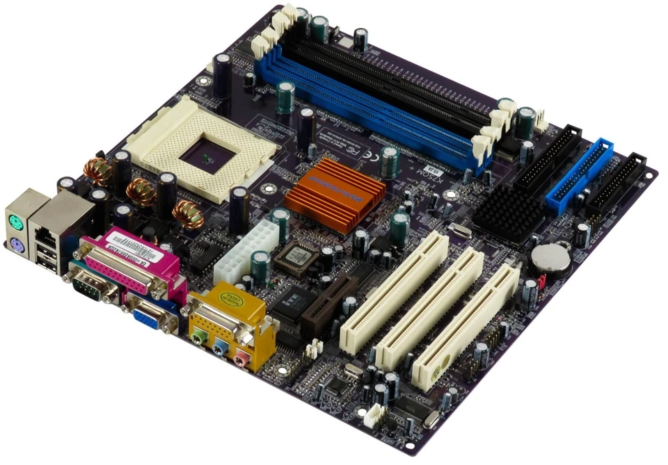 Mainboard Original New Box ECS K7SOM+ V:5.2A Socket 462 2xDDR 2xSDRAM MicroATX - Image 2 of 4