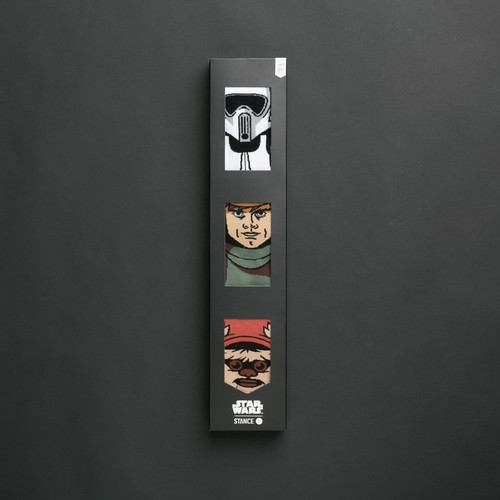 STANCE RETURN OF THE JEDI SOCKS STAR WARS LUKE SKYWALKER | LARGE M545D16RET BLK - 第 3/3 張圖片