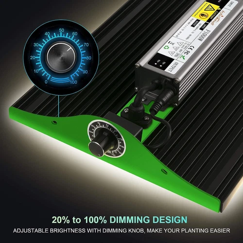 1000W Samsung LED Grow Light Vollspektrum 1~3 Pflanzenlampe fr Grow Zelt - Bild 5 von 11