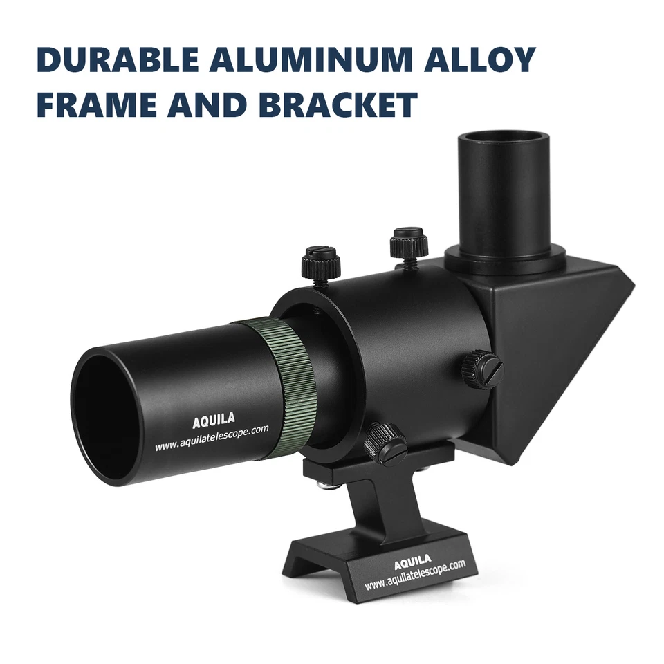 AQUILA 6*30mm Finder Scope 90° Right Angle Finderscope High Definition Telescope - Image 4 of 4