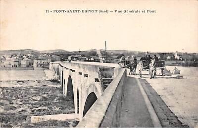 30 - PONT SAINT ESPRIT - SAN54359 - General View and Bridge