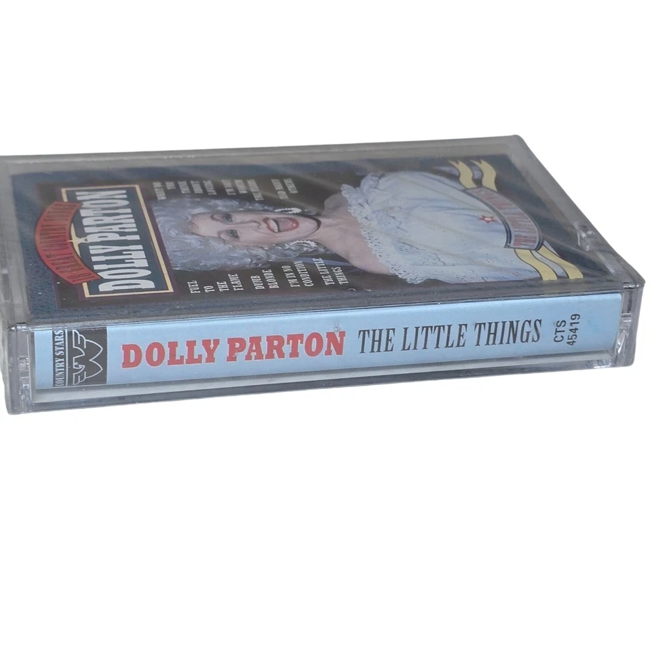 Dolly Parton The Little Things Cassette Tape New Sealed Dumb Blonde Busy Signal - Image 3 of 4