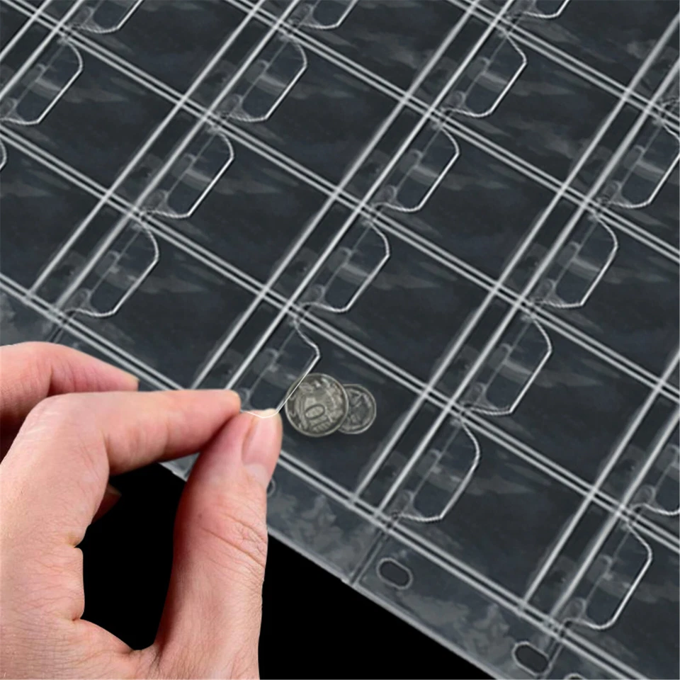 10x 30 Pocket Coin Holder Sheet Storage Page Collection Album Folder Book Sleeve - image 4 of 4